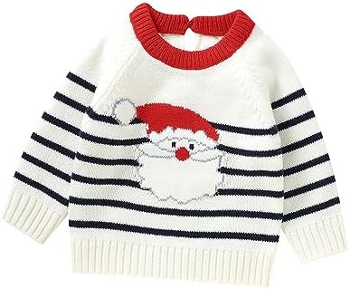 Unisex Baby Christmas Knitted Sweater for Newborns