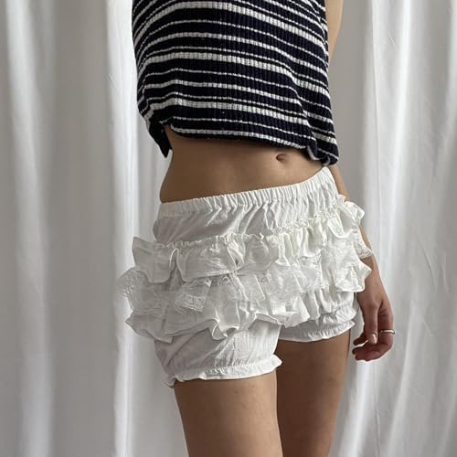 Cb0-Exclusive Holiday Ruffle Bloomers Set Cute ruffleShorts Party