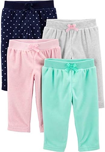 4-Pack Fleece Pants for Babies