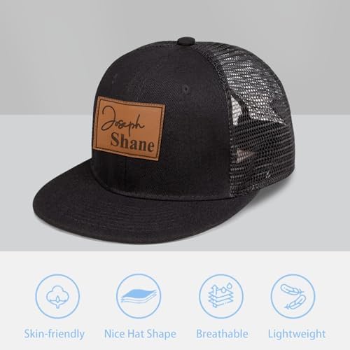 Evulum Custom Baseball Cap for Kids Personalized Snapback Trucker Hats