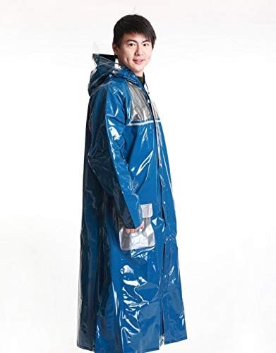 Foldable raincoat for men and women - thick durable and weatherproof