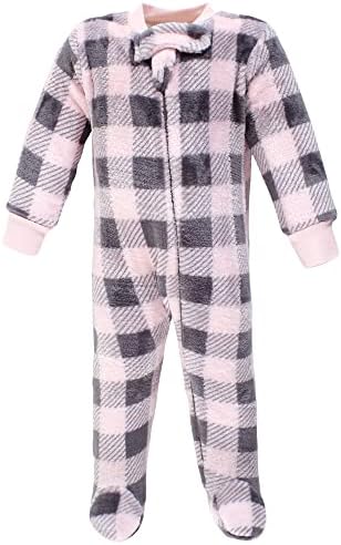 Hudson Baby Baby Girls Plush Sleep and Play Set