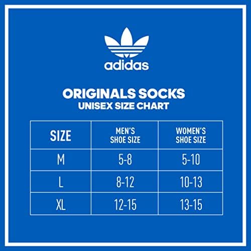 Adidas OriginalsMoisture-wicking Crew Socks 6 Pairs Durable arch support