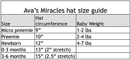 Avas Miracles Baby Hat with American Flag Heart