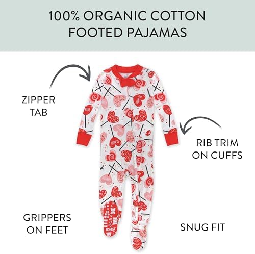 HonestBaby Verified 100 Organic Cotton Baby Pajamas