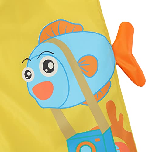 Fewlby Toddler Rain Jacket Cartoon Print