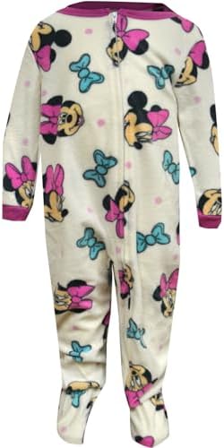 Minnie Mouse Girls Blanket Pajamas Soft Snuggle Fit Pajamas for Baby
