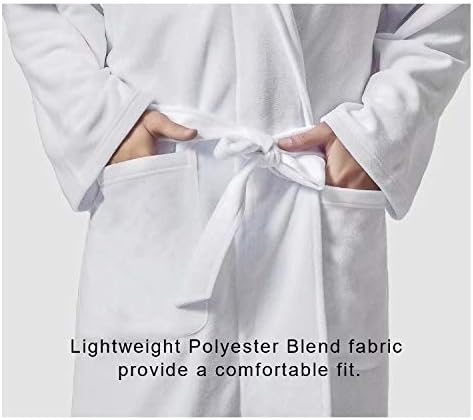 AFPANQZ Mens Lightweight Bathrobe with Pockets