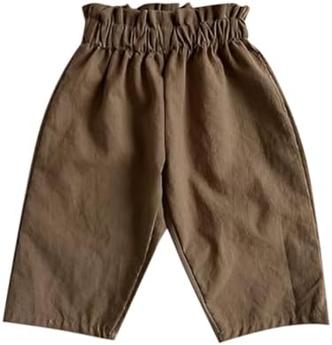 3-5 Years Cotton Linen Trousers