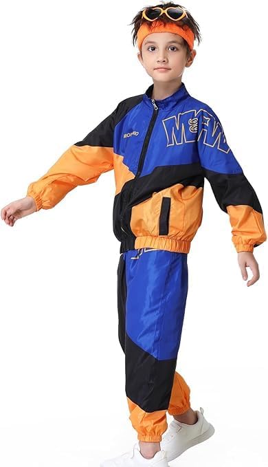 Retro 80s90s Hip Hop Outfit for Kids