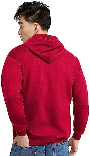 Hanes Mens EcoSmart Fleece Full-Zip Hoodie