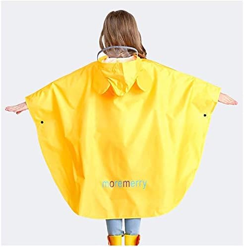 Kids Waterproof Raincoat with Cartoons Multiple Closures