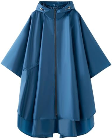 Catch rain with the Cloak - Mens raincoat with protection and portability