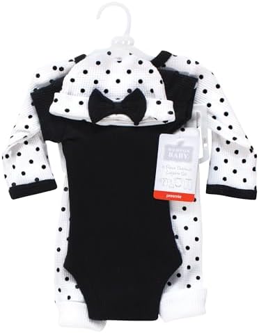 Hudson Baby Unisex Thermal Preemie Layette Set 4pc 1