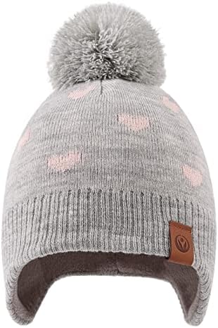 JANGANNSA Baby Winter Fuzzy Knitted Scarf Set