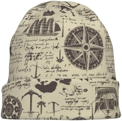 Novelty Unisex Beanie Hat Winter Skull Cap Knit Cuff