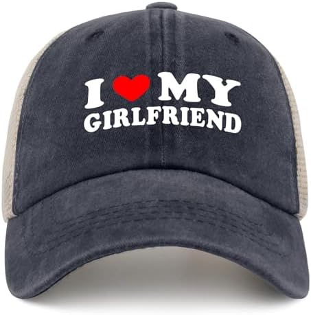 I Heart My Girlfriend Funny Hats for Men