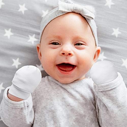 9 Pair No-Scratch Gloves for Newborns
