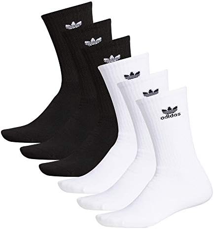 Adidas OriginalsMoisture-wicking Crew Socks 6 Pairs Durable arch support