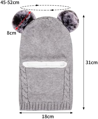 Winter Warm Knit Cap Scarf Set
