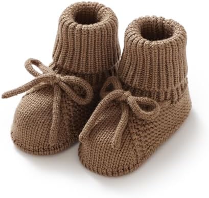 Mimixiong Adjustable Baby Booties - Soft Machine Washable Cozy Socks for Newborns