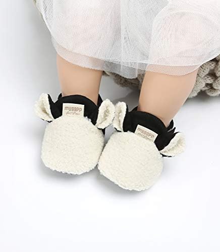 Love Cozy Fleece Slippers for Infant Toddler Baby
