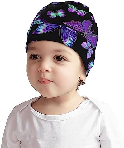 Butterfly Kids Beanie Hats Warm Knit Cap