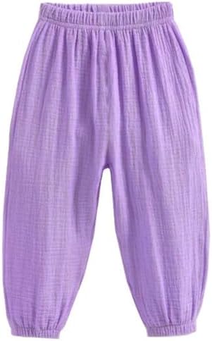 Heamoe Toddler Girls Soft Cotton Linen Bloomers