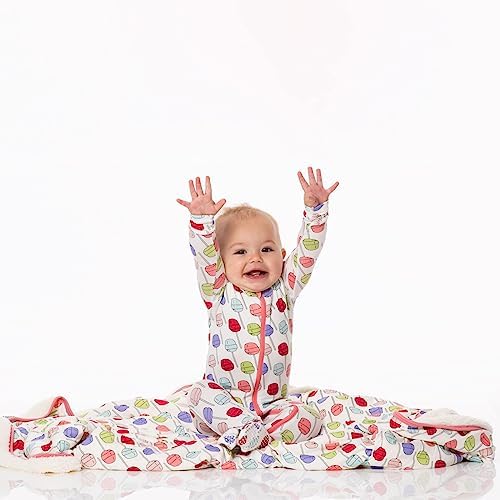 KicKee Print Footie with Zipper