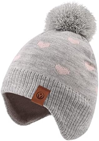 JANGANNSA Baby Winter Fuzzy Knitted Scarf Set