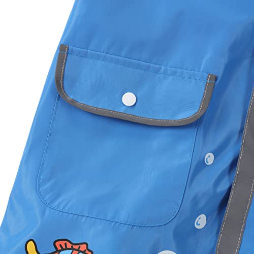 Fewlby Cute Cartoon Toddler Rain Jacket 4-6 Years M Size