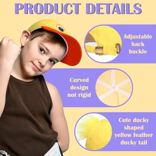Riyiper 2-Piece Yellow Duck Hats