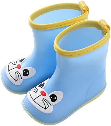 Egmy Blue Cat Rain Shoes for Kids