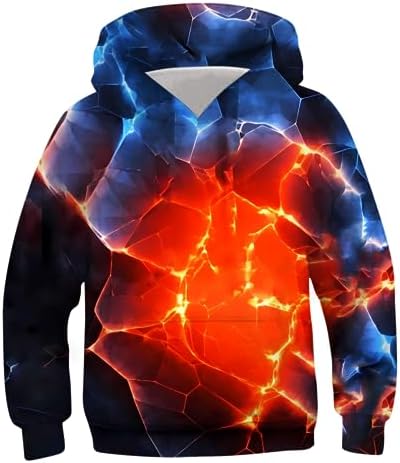 AIDEAONE Boys Girls 3D Print Casual Pullover Hoodies Hooded Sweatshirts with Pockets