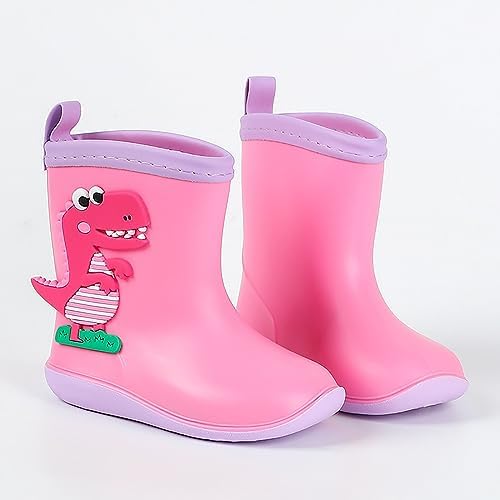 Baby Kids Dinosaur Print Waterproof Rain Boots