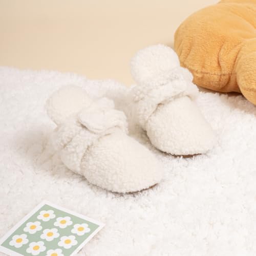 Cozy Fleece Booties for Babies Walk Stay Warm