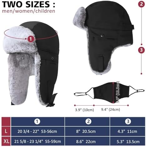 Winter Trapper with Ear Flap Insulated