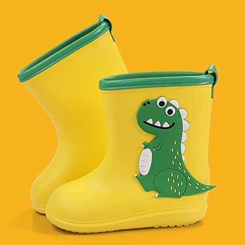 Cartoon Dinosaur Toddler Kids Rain Boots US Age 12