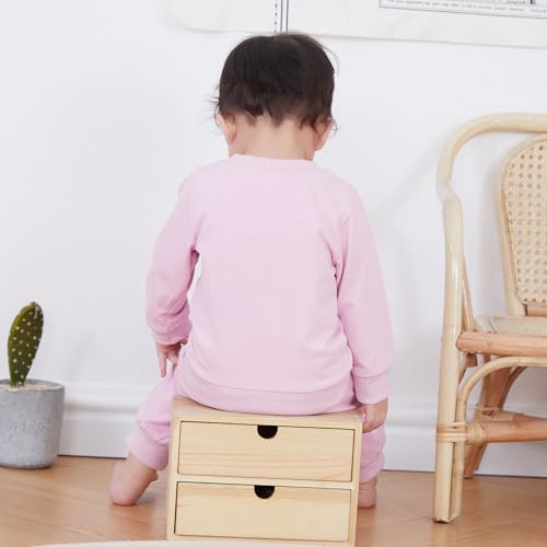 Cute Bear Sweater Pants Set for Toddler Girls