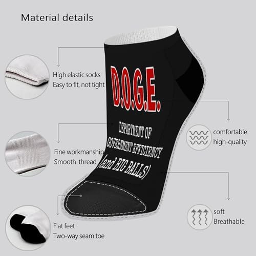 DOGE Mens Socks Quirky Comfortable