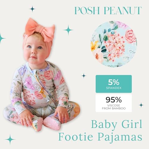 Posh Peanut Footie Pajamas for Baby Girls