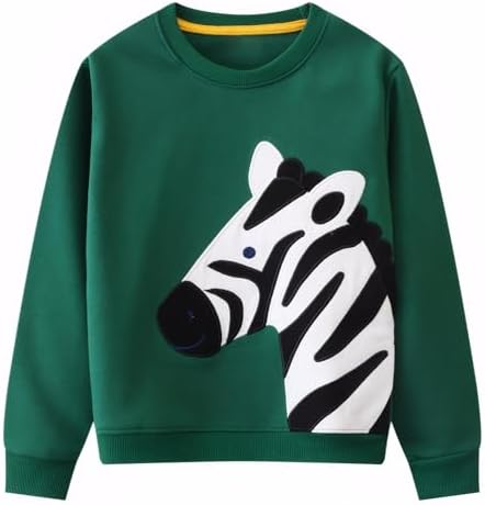 Popshion Boys Monster Truck Dinosaur Cotton Pullover