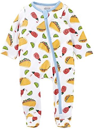 Mud Pie Baby Girls Knitted Bamboo Sleepy with Zipper