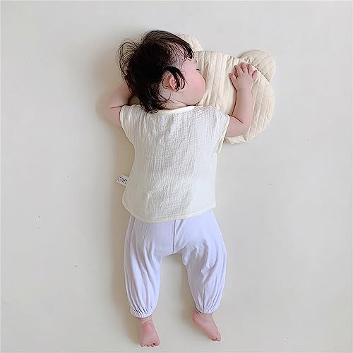 High Waist Elastic Summer Cool Pants for Girls - Comfortable and Lightweight