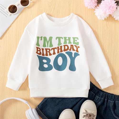 DOSYZTO Toddler Baby Girl Birthday Sweater Fun Comfortable