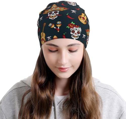 bttllke Novelty Unisex Beanie Hat Winter Cuff Knit Cap for Men Women