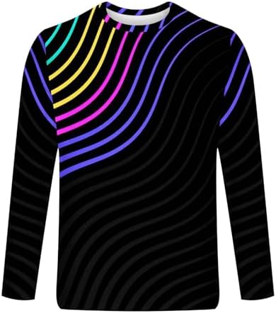Warm Cozy Mens Stripped Casual Tracksuit Set