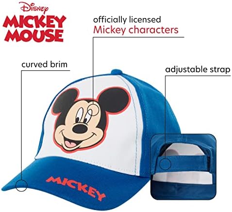 Disney Boys Mickey Mouse Baseball Cap 2 Pack
