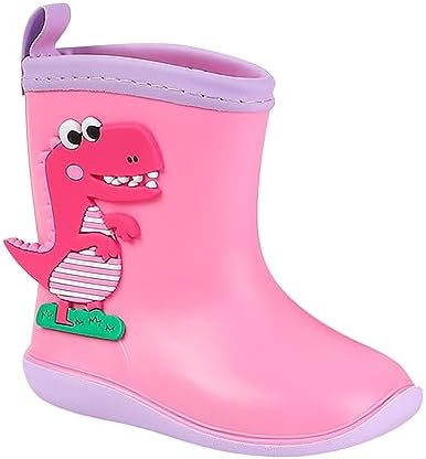 Baby Kids Dinosaur Print Waterproof Rain Boots