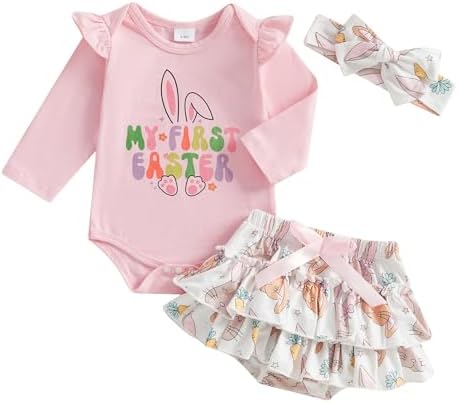Gueuusu My First Easter Baby Girl Outfit Set